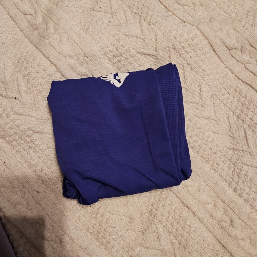 Womens best power leggings purplish blue